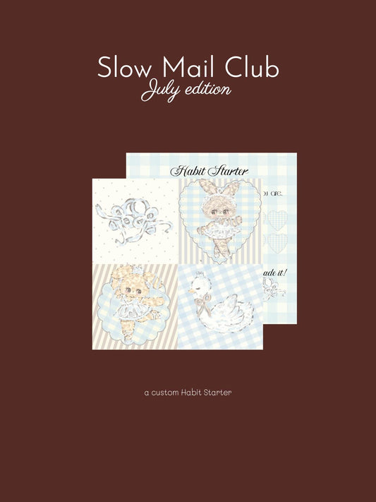 July edition - habit starter card pack of 8