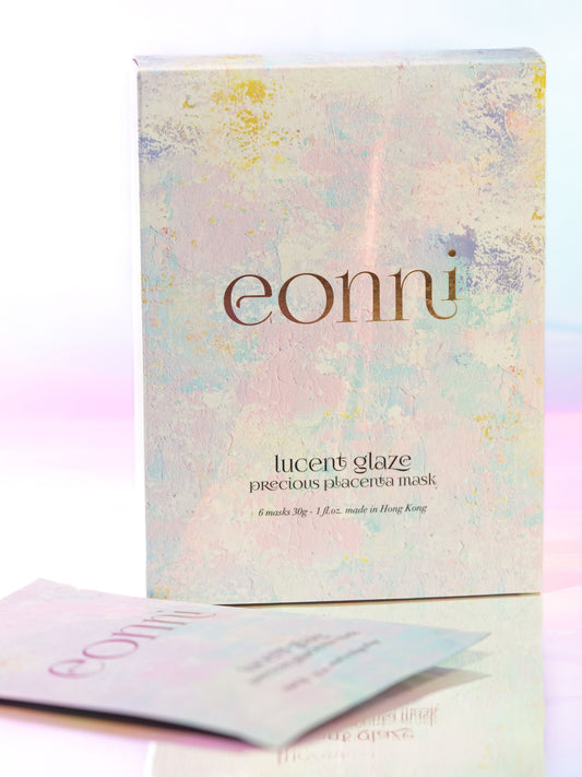 eonni LUCENT GLAZE precious placenta mask 30g x 6